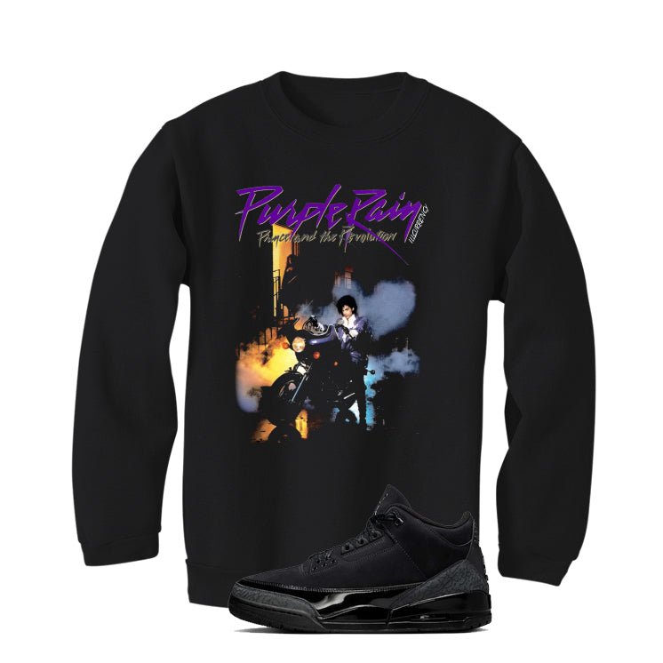 Air Jordan 3 Black Cat T-Shirt (Purple Rain)| illcurrency product image 4