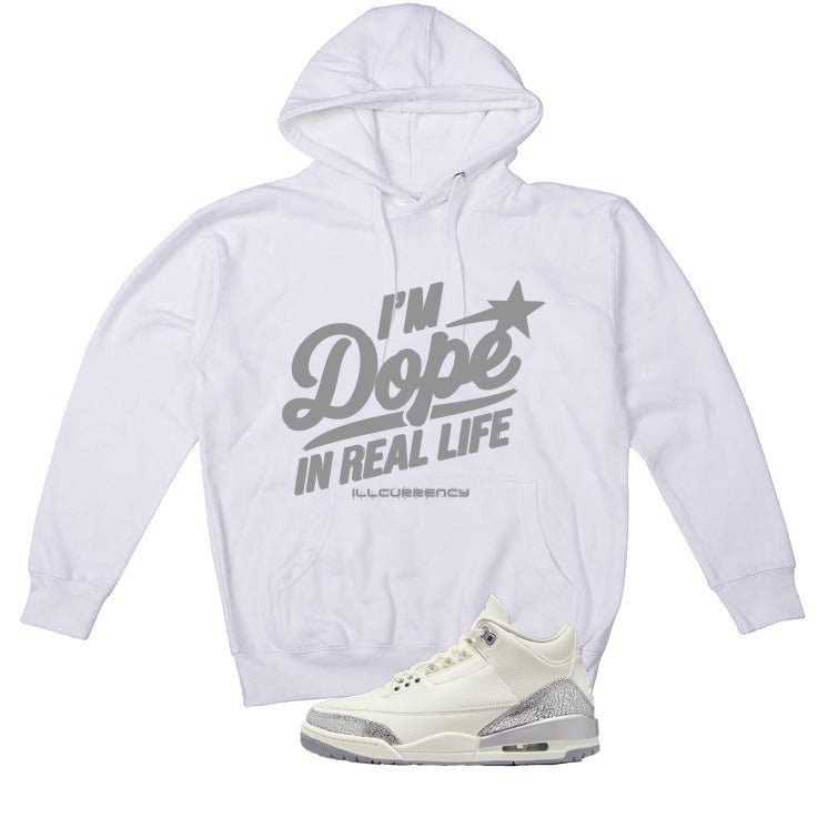 Air Jordan 3 WMNS Sail White T-Shirt (DOPE)| illcurrency product image 3