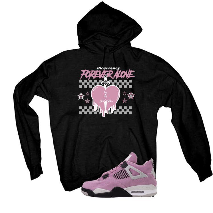 Air Jordan 4 WMNS Orchid Black T-Shirt (Forever Alone) product image 3