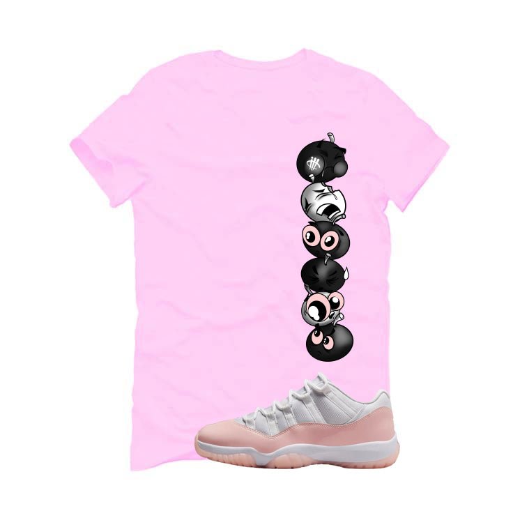 Air Jordan 11 Low WMNS Legend Pink T-Shirt (Cherry Stack) product image 2