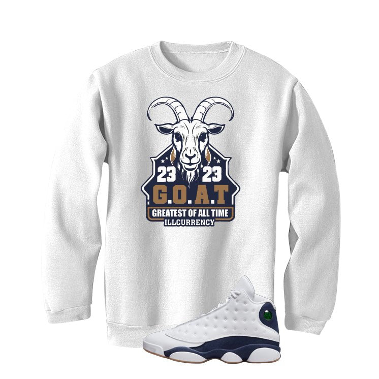 Air Jordan 13 Midnight Navy White T-Shirt (GOAT 23) product image 4