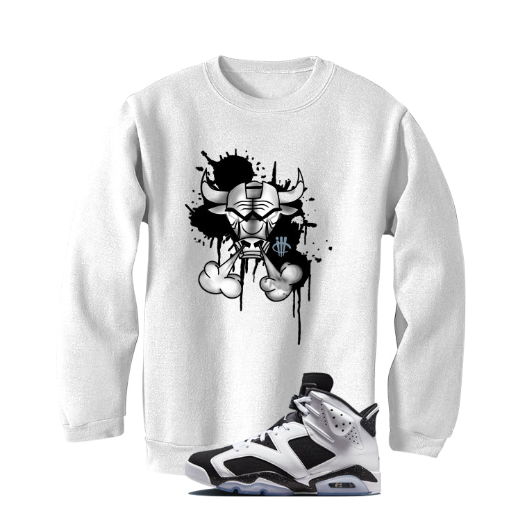 Air Jordan 6 Oreo Matching T-Shirt White (Iron Bull) product image 4
