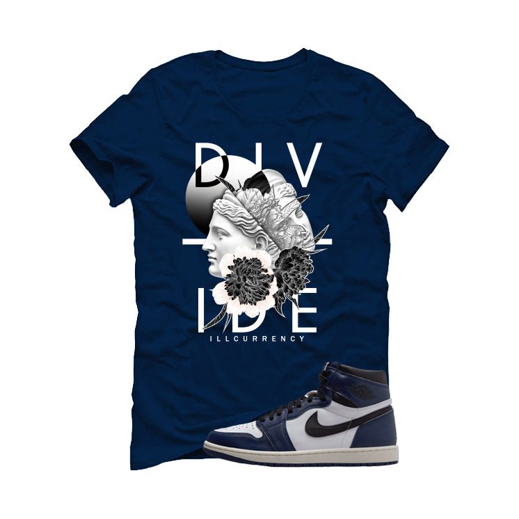 Air Jordan 1 High OG Midnight Navy Blue T-Shirt (Divide) product image 2