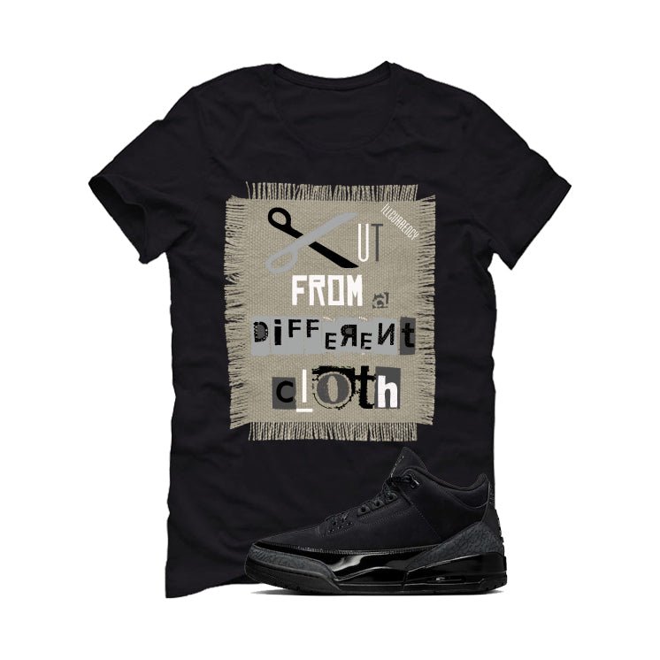 Air Jordan 3 Black Cat T-Shirt (Cut from a different product image 2