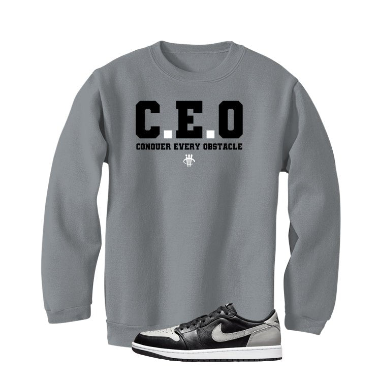 Air Jordan 1 Low OG Shadow Grey T-Shirt (CEO) product image 4