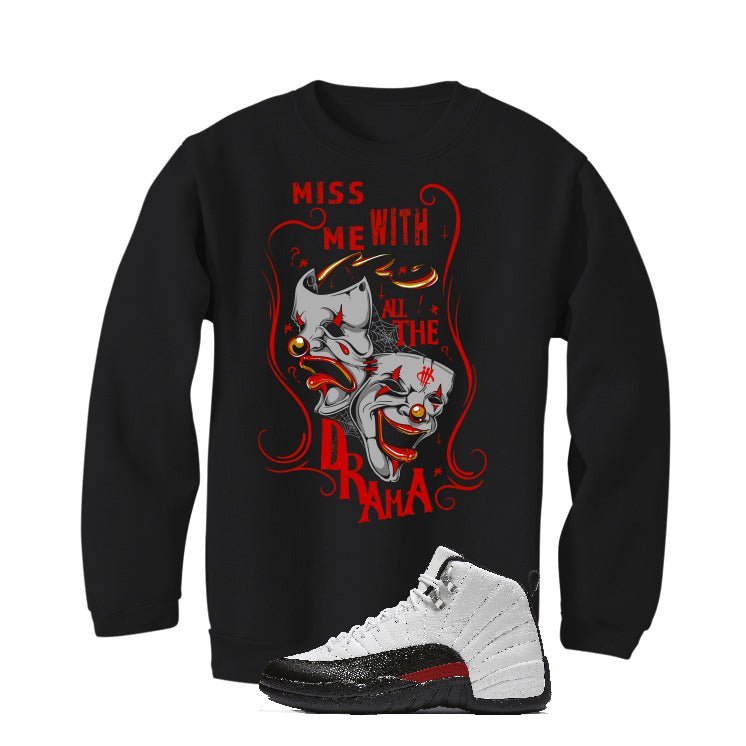 Air Jordan 12 “Red Taxi” | illcurrency Black T-Shirt (MISS product image 4