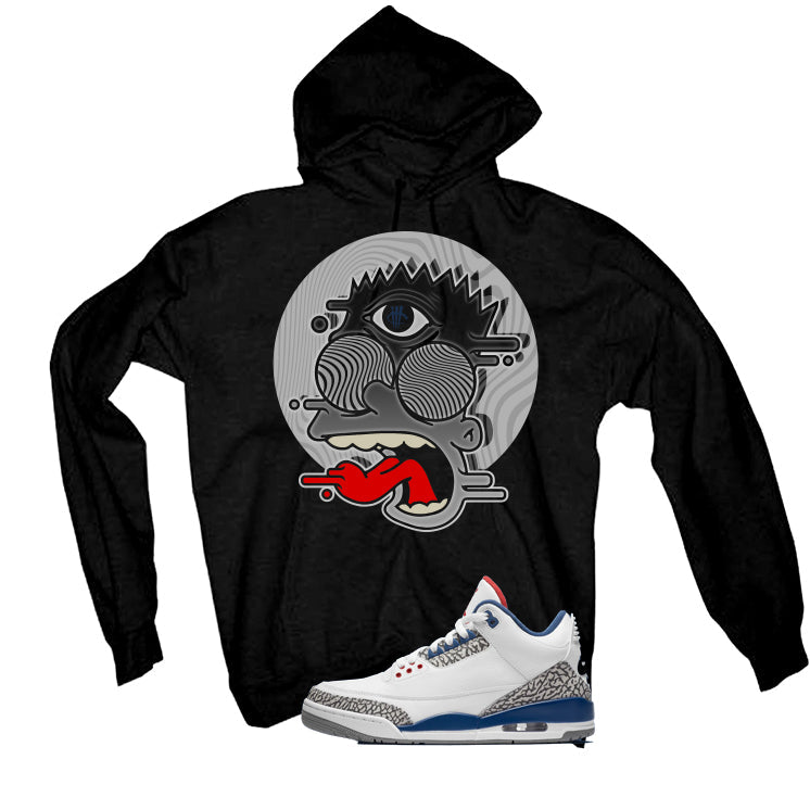 Air Jordan 3 True Blue Matching T-Shirt Black (Blinded) product image 3