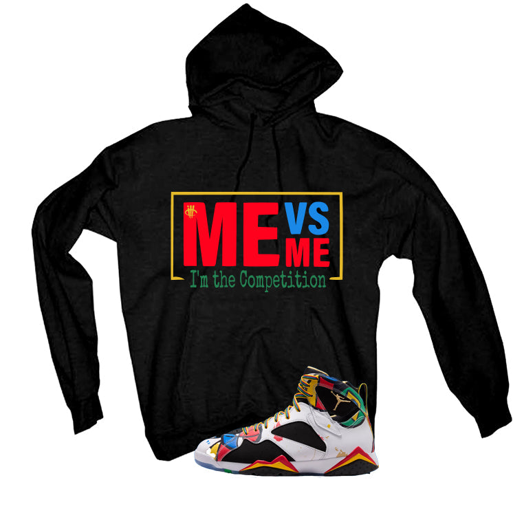 Air Jordan 7 Miro Matching T-Shirt Black (Me Vs Me) product image 3