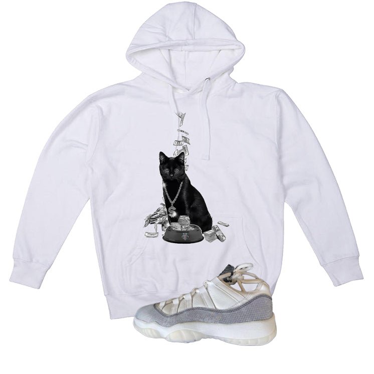 Air Jordan 11 Low Year Of The Snake White T-Shirt (Money product image 3