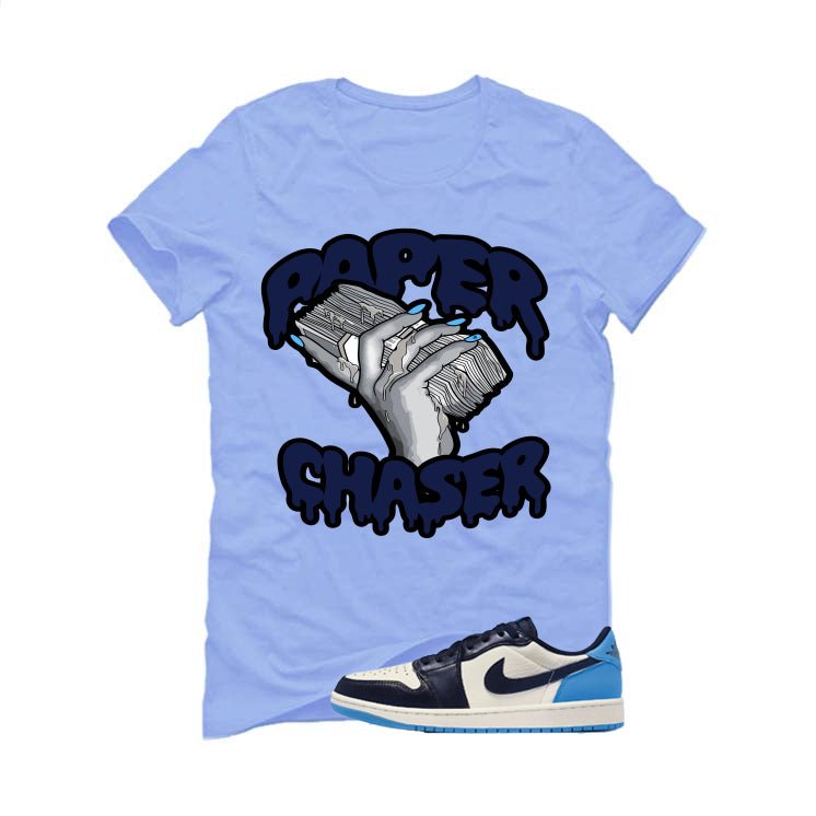 Nike Air Jordan 1 Low OG Obsidian Carolina Blue T-Shirt product image 2