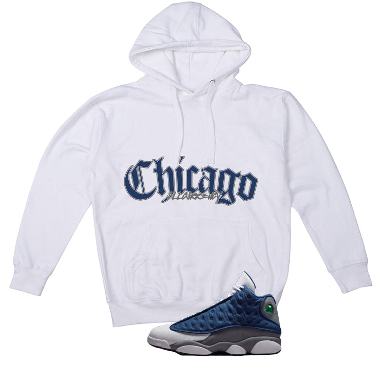 Air Jordan 13 Flint White T-Shirt (Chicago)| illcurrency product image 3