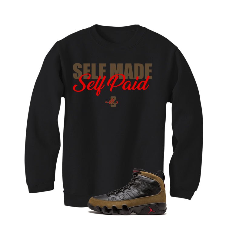 Air Jordan 9 Olive Black T-Shirt (Self Made Paid) product image 4