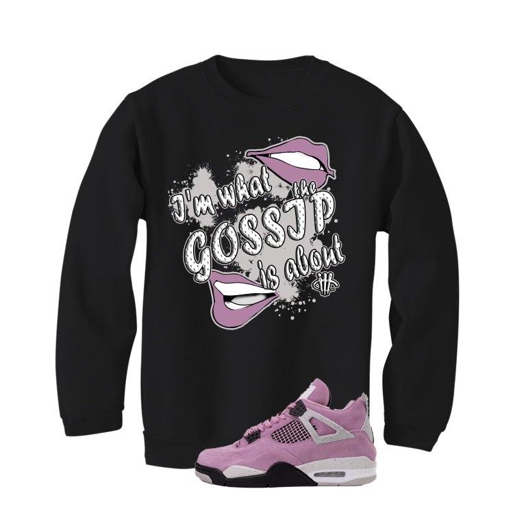 Air Jordan 4 WMNS Orchid Black T-Shirt (Gossip)| illcurrency product image 4