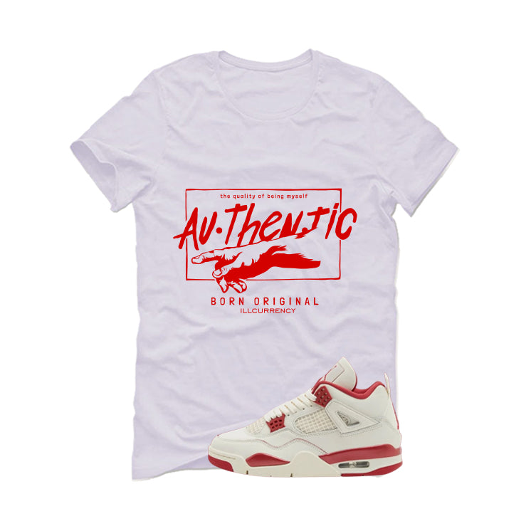 Air Jordan 4 Valentine’s Day (Sierra Red) Matching T-Shirt product image 2