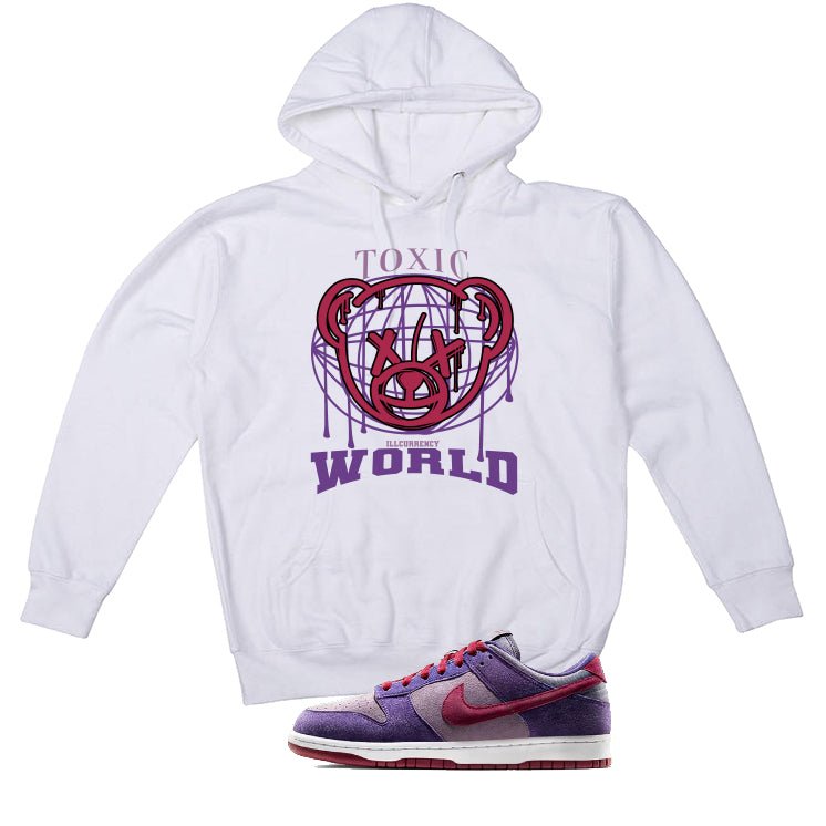 Nike Dunk Low “Plum” | illcurrency White T-Shirt (Toxic product image 3