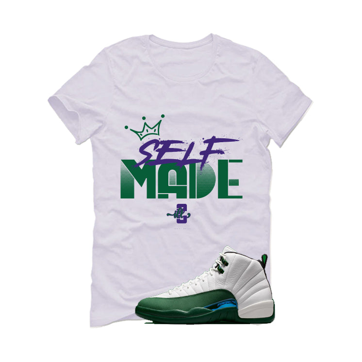 Air Jordan 12 Bucks Matching T-Shirt Self Made product image 2