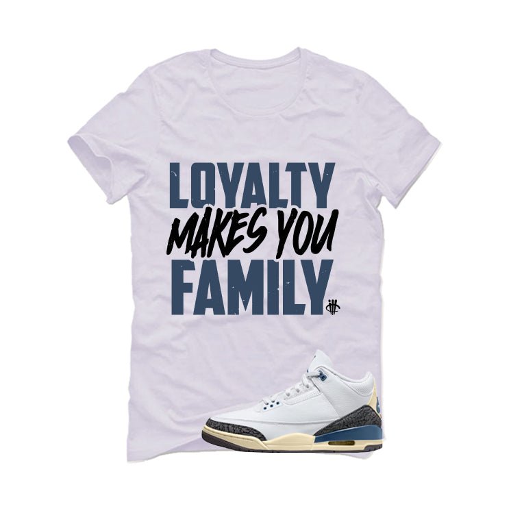 Air Jordan 3 OG SP Diffused Blue White T-Shirt (Loyalty product image 2