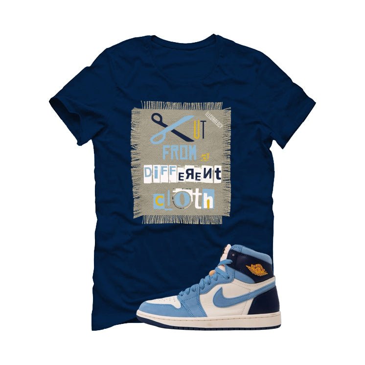 Air Jordan 1 High OG WMNS First in Flight Navy Blue T-Shirt product image 2
