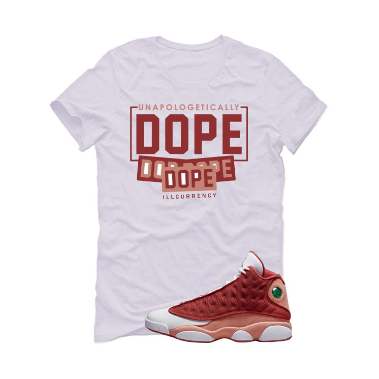 Air Jordan 13 Dune Red White T-Shirt (DOPE)| illcurrency product image 2