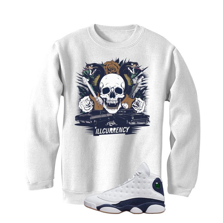 Air Jordan 13 Midnight Navy White T-Shirt (Vintage product image 4