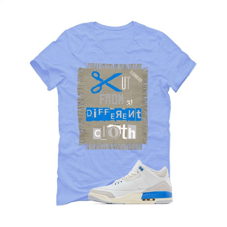 Air Jordan 3 Lucky Shorts Carolina Blue T-Shirt (Cut from a product image 2