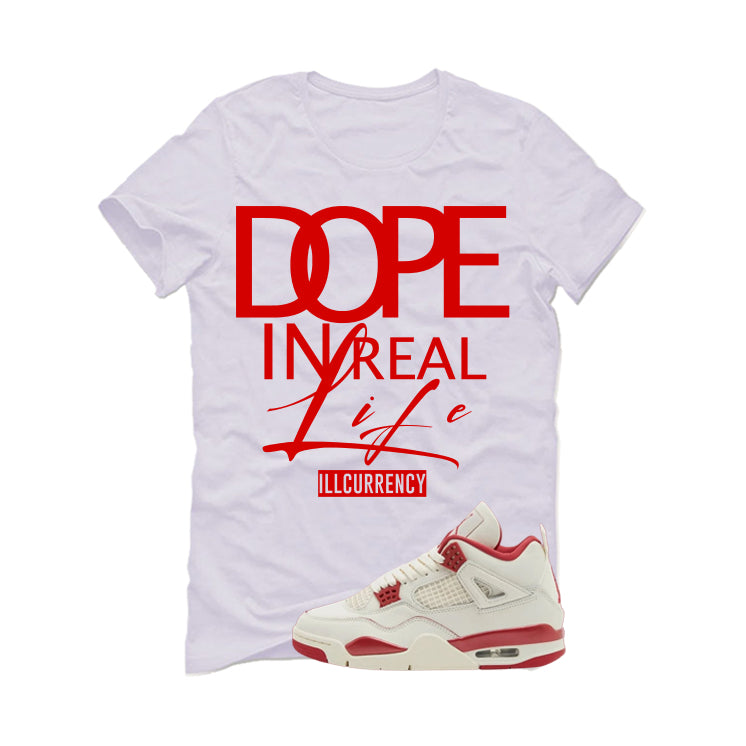 Air Jordan 4 Valentine’s Day (Sierra Red) Matching T-Shirt product image 2