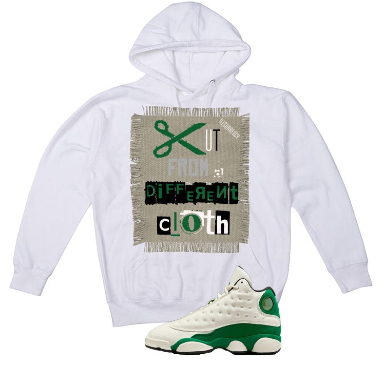 Air Jordan 13 GS Pine Green White T-Shirt (Cut from a product image 3