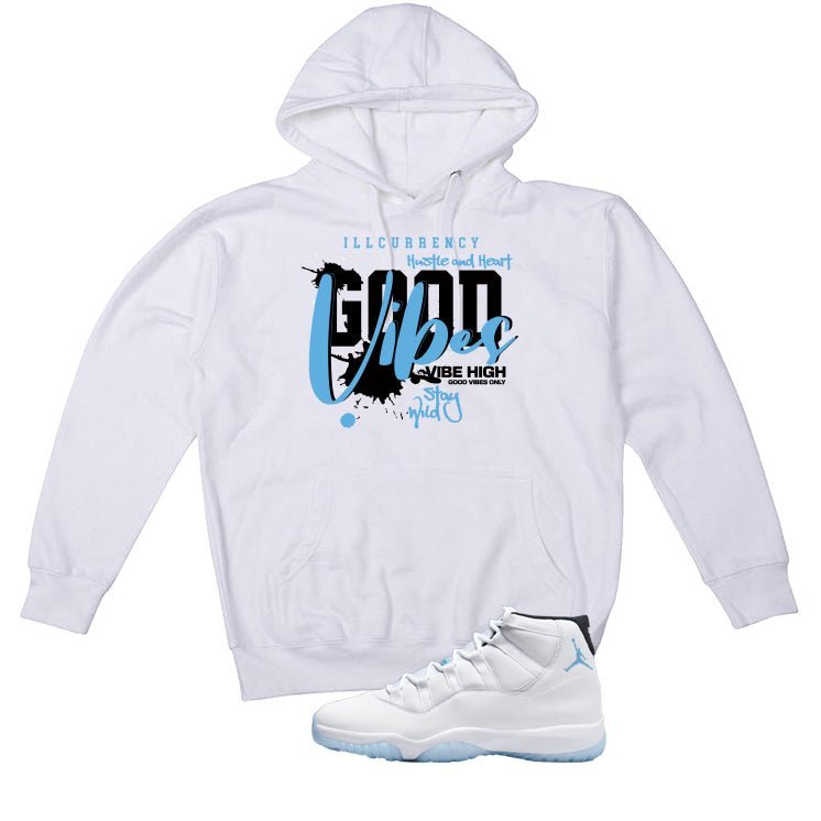 Air Jordan 11 Legend Blue White T-Shirt (Vibes)| illcurrency product image 3