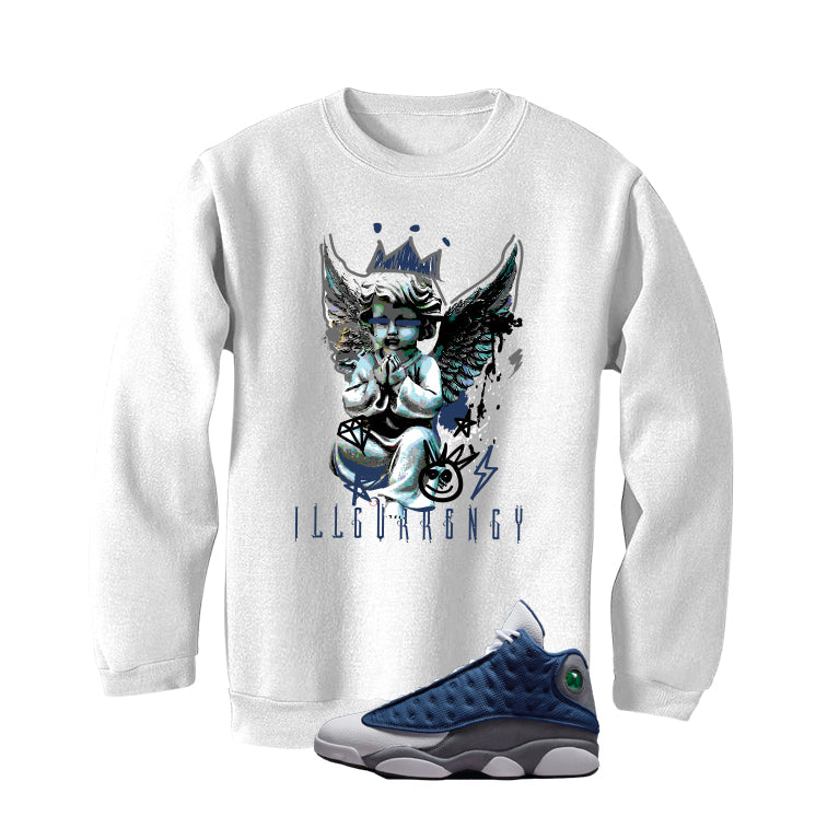 Air Jordan 13 Flint White T-Shirt (Graffiti Angel) product image 4