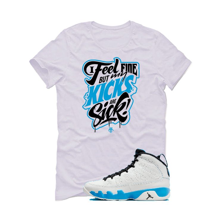 Air Jordan 9 “Powder Blue” | illcurrency White T-Shirt product image 2