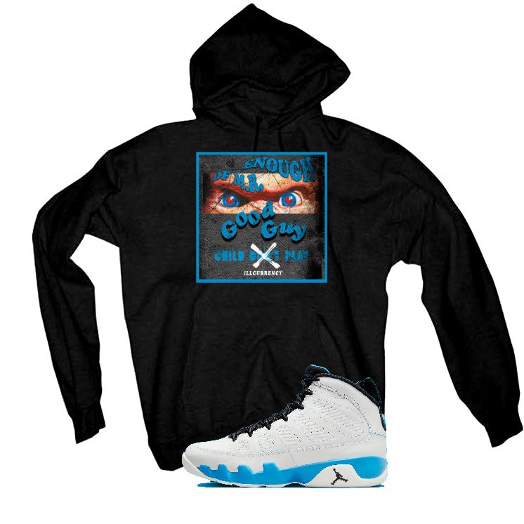 Air Jordan 9 “Powder Blue” | illcurrency Black T-Shirt product image 3