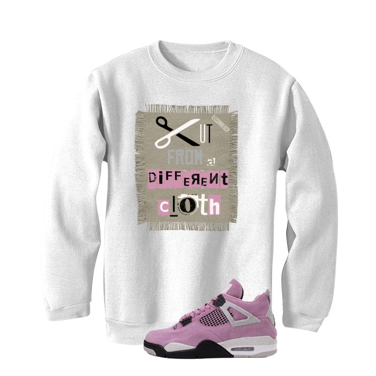 Air Jordan 4 WMNS Orchid White T-Shirt (Cut from a product image 4