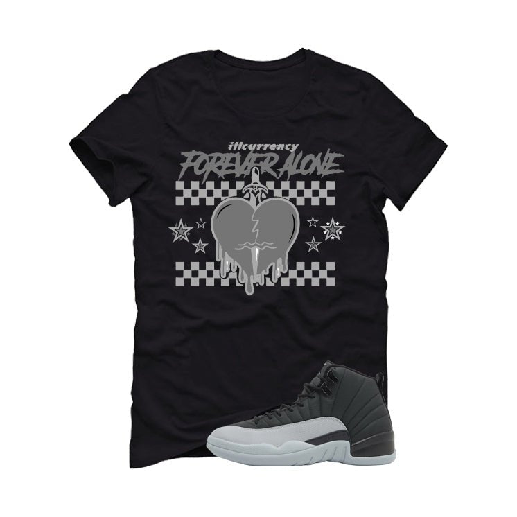 Air Jordan 12 Black/Wolf Grey Black T-Shirt (Forever product image 2