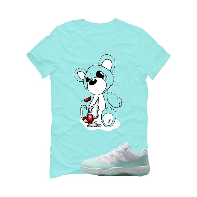 Air Jordan 11 Low WMNS Igloo Mint Green T-Shirt (Big product image 2