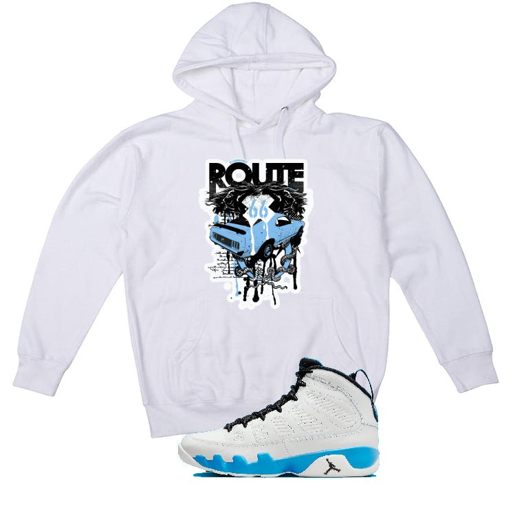 Air Jordan 9 “Powder Blue” | illcurrency White T-Shirt product image 3
