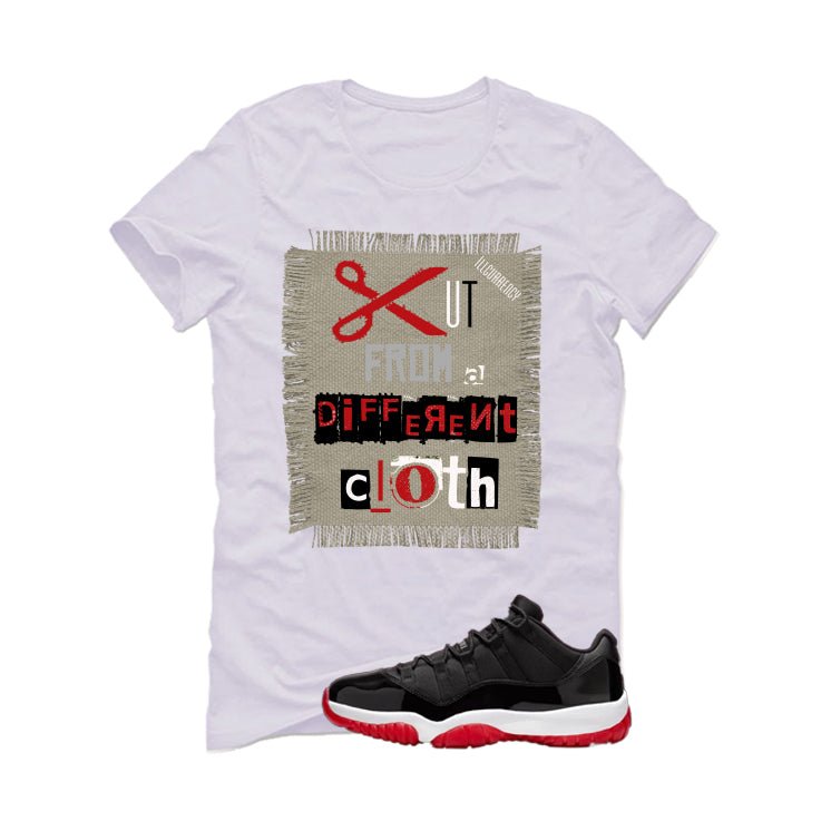 Air Jordan 11 Low Bred White T-Shirt (Cut from a different product image 2