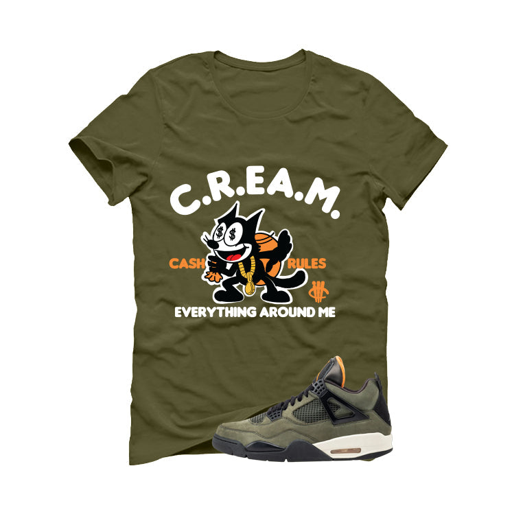 Undefeated x Air Jordan 4 Military Green T-Shirt (Cash product image 2