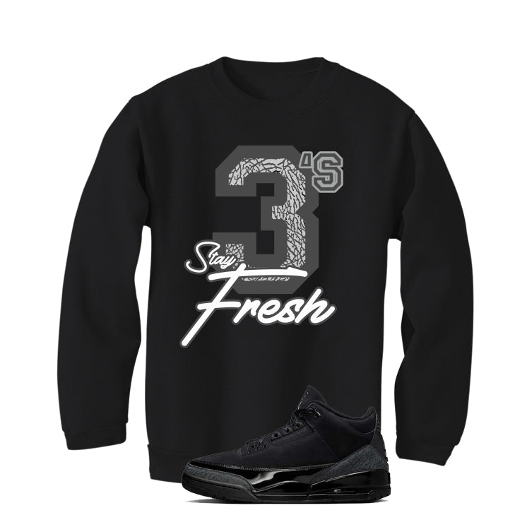 Air Jordan 3 Black Cat T-Shirt (Stay Fresh)| illcurrency product image 4