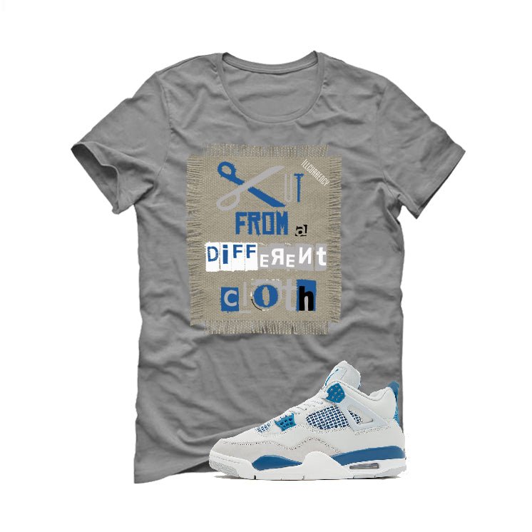 Air Jordan 4 “Military Blue” | illcurrency Grey T-Shirt product image 2