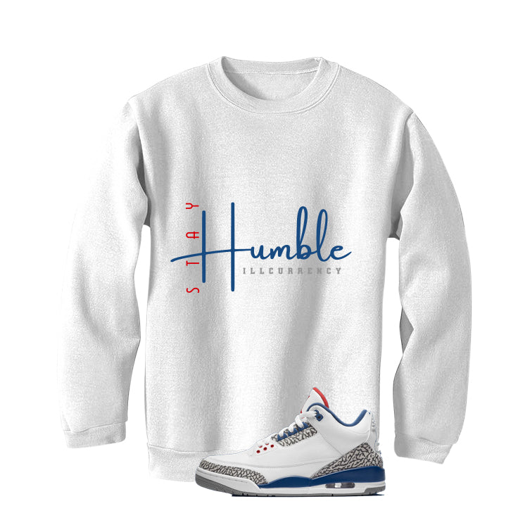 Air Jordan 3 True Blue Matching T-Shirt White (Stay product image 4