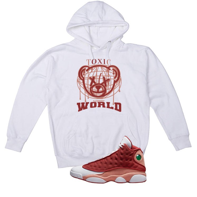 Air Jordan 13 Dune Red White T-Shirt (Toxic World) product image 3