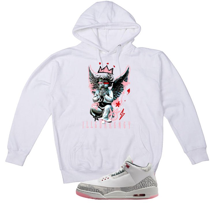 Air Jordan 3 Wings White T-Shirt (Graffiti Angel) product image 3