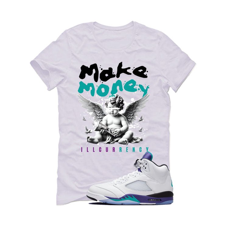 Air Jordan 5 OG Grape White T-Shirt (Make Money) product image 2