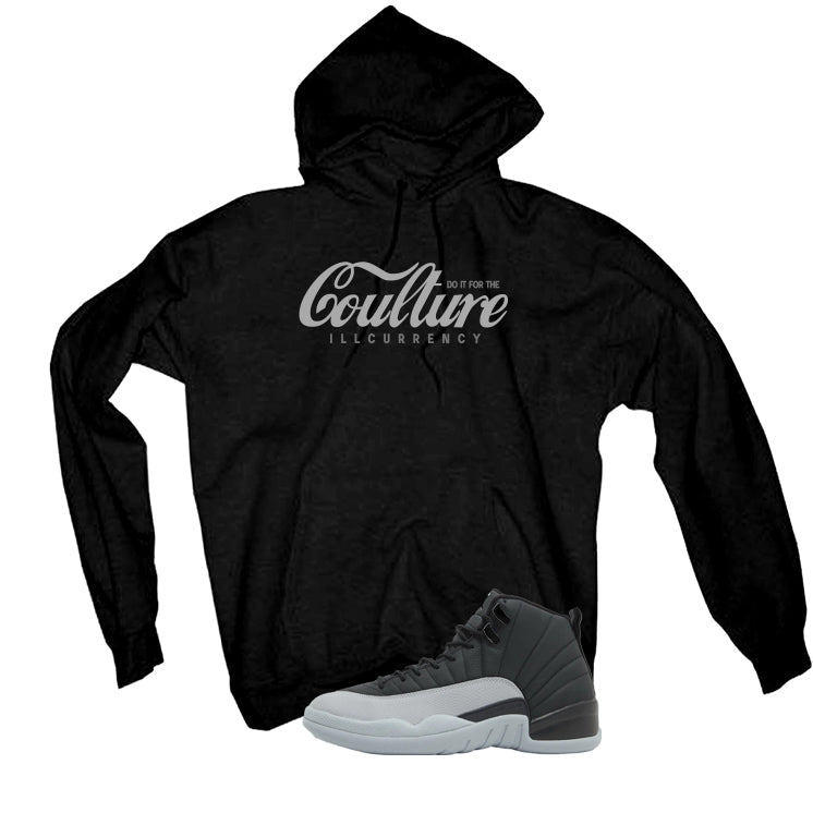 Air Jordan 12 Black/Wolf Grey Black T-Shirt (Coulture) product image 3