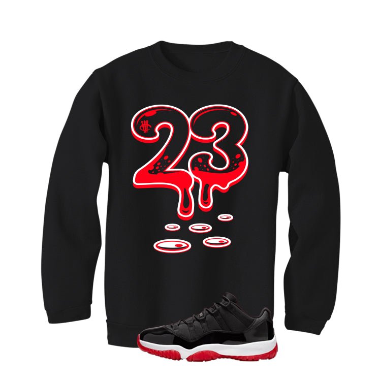 Air Jordan 11 Low Bred Black T-Shirt (23)| illcurrency product image 4