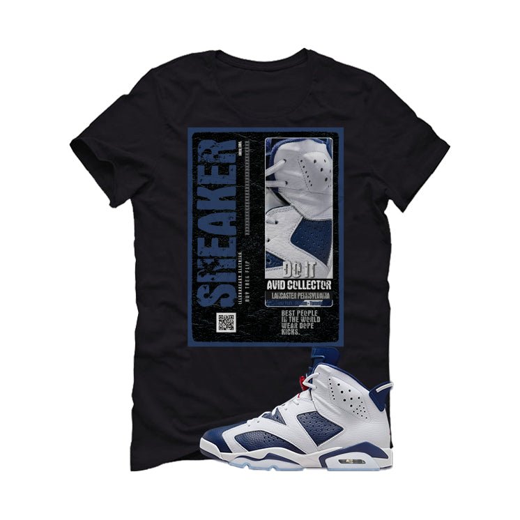 Air Jordan 6 Olympic Black T-Shirt (COLLECTOR)| illcurrency product image 2