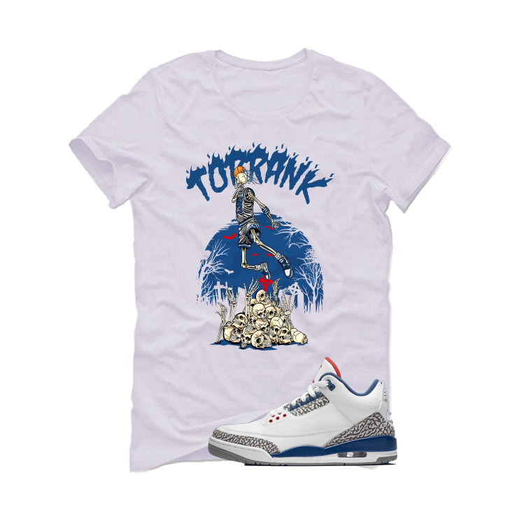 Air Jordan 3 True Blue Matching T-Shirt White (Top Rank) product image 2