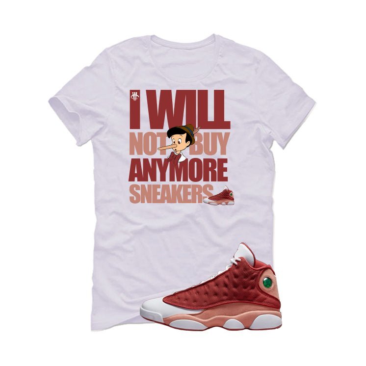 Air Jordan 13 Dune Red White T-Shirt (I WILL NO BUY MORE product image 2