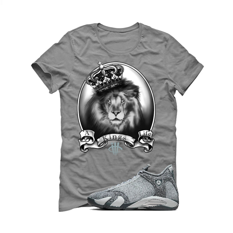 Air Jordan 14 “Flint Grey” | illcurrency T-Shirt (A Kings product image 2