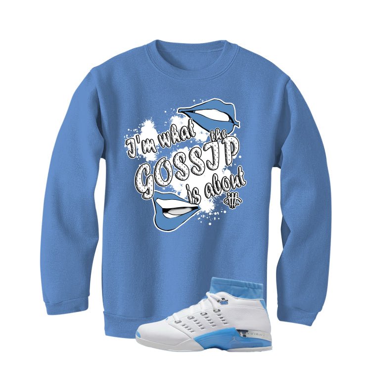 Air Jordan 17 Low University Blue Carolina T-Shirt product image 4